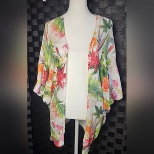 Luisa Ricci Tropical Women's Open Front Sweater